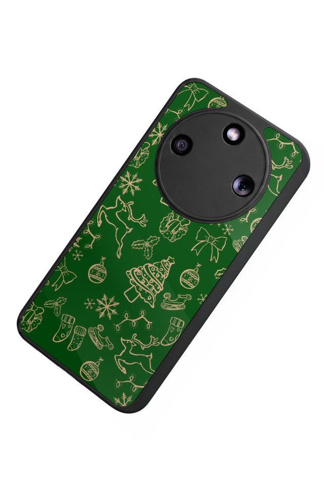 Honor Magic 8 Lite Uyumlu Yilbasi Christmas Tasarımlı Glossy Premium Kılıf