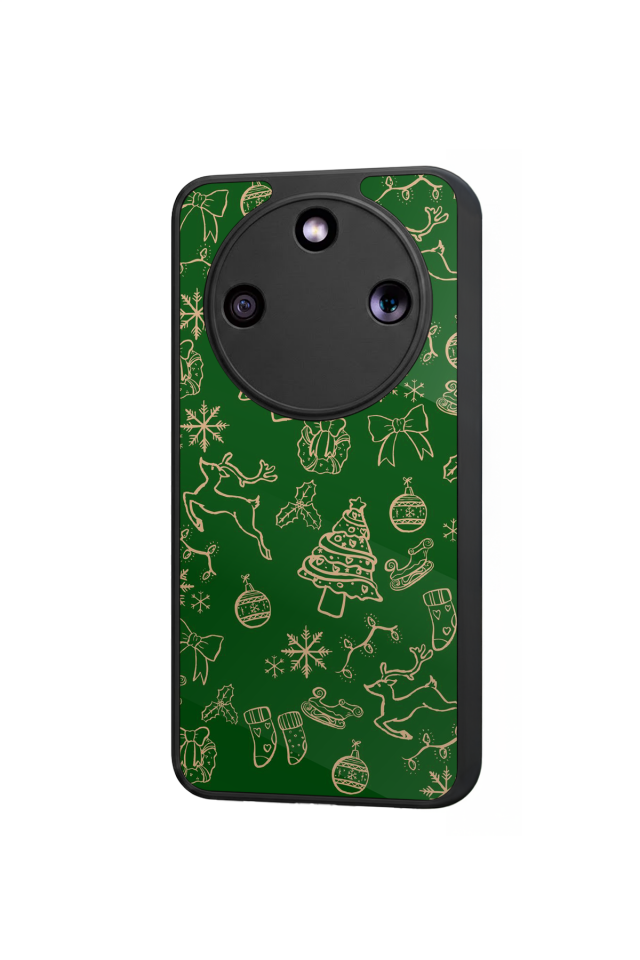Honor Magic 8 Lite Uyumlu Yilbasi Christmas Tasarımlı Glossy Premium Kılıf