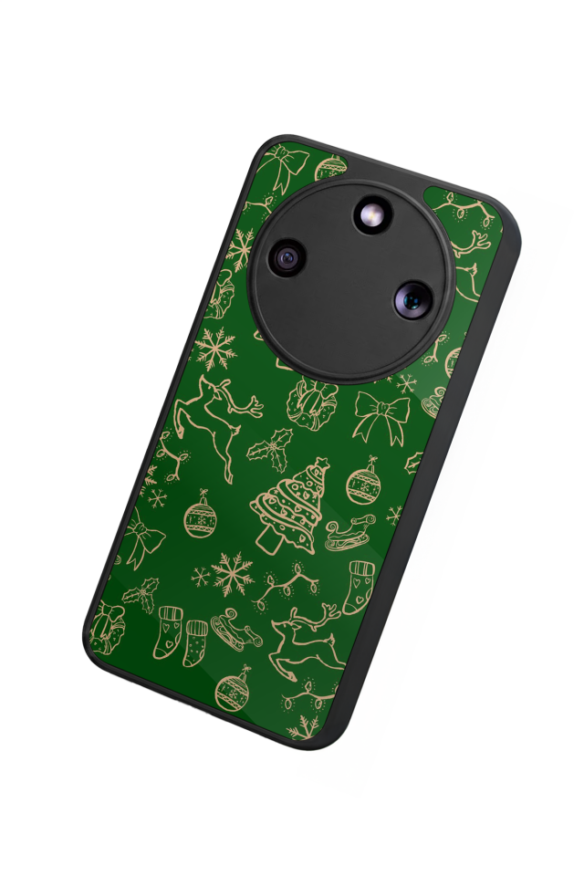 Honor Magic 8 Lite Uyumlu Yilbasi Christmas Tasarımlı Glossy Premium Kılıf
