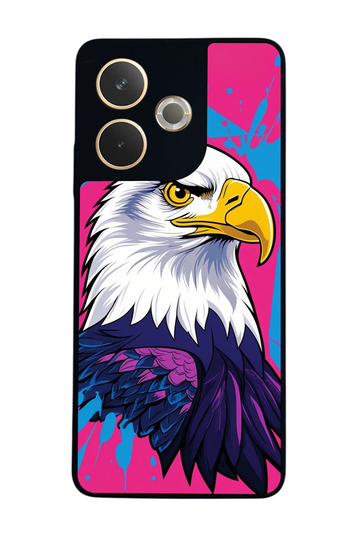 Oppo A5 Pro Uyumlu Besiktas Tasarımlı Glossy Premium Kılıf