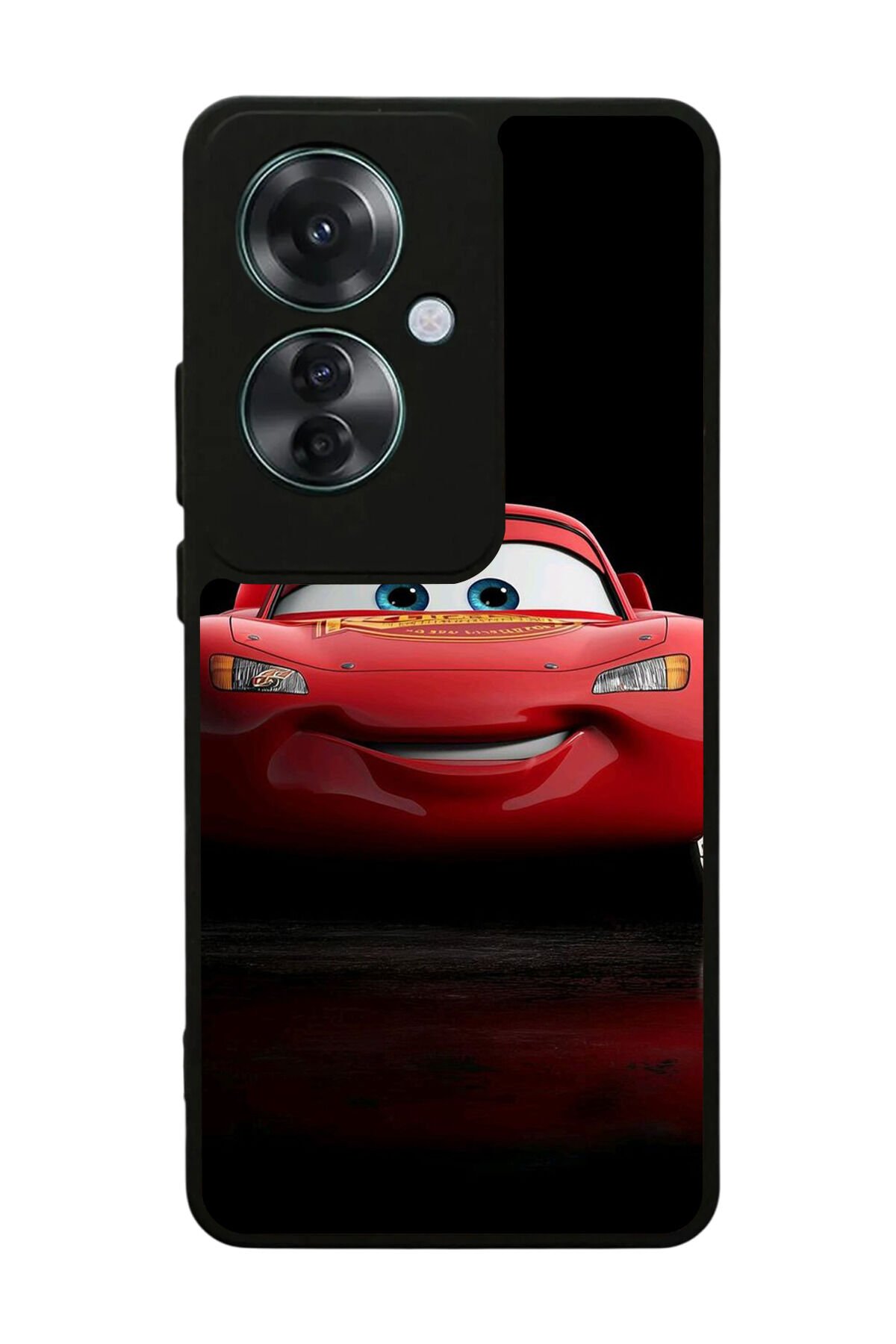 Oppo Reno 11F Uyumlu Şimsek McQueen Tasarımlı Glossy Premium Kılıf