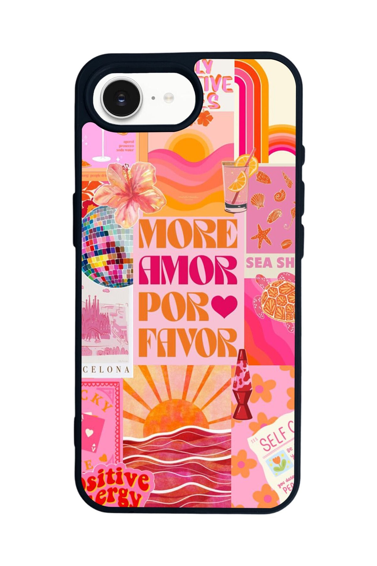 iPhone 16E Uyumlu Poster Tasarımlı Glossy Premium Kılıf