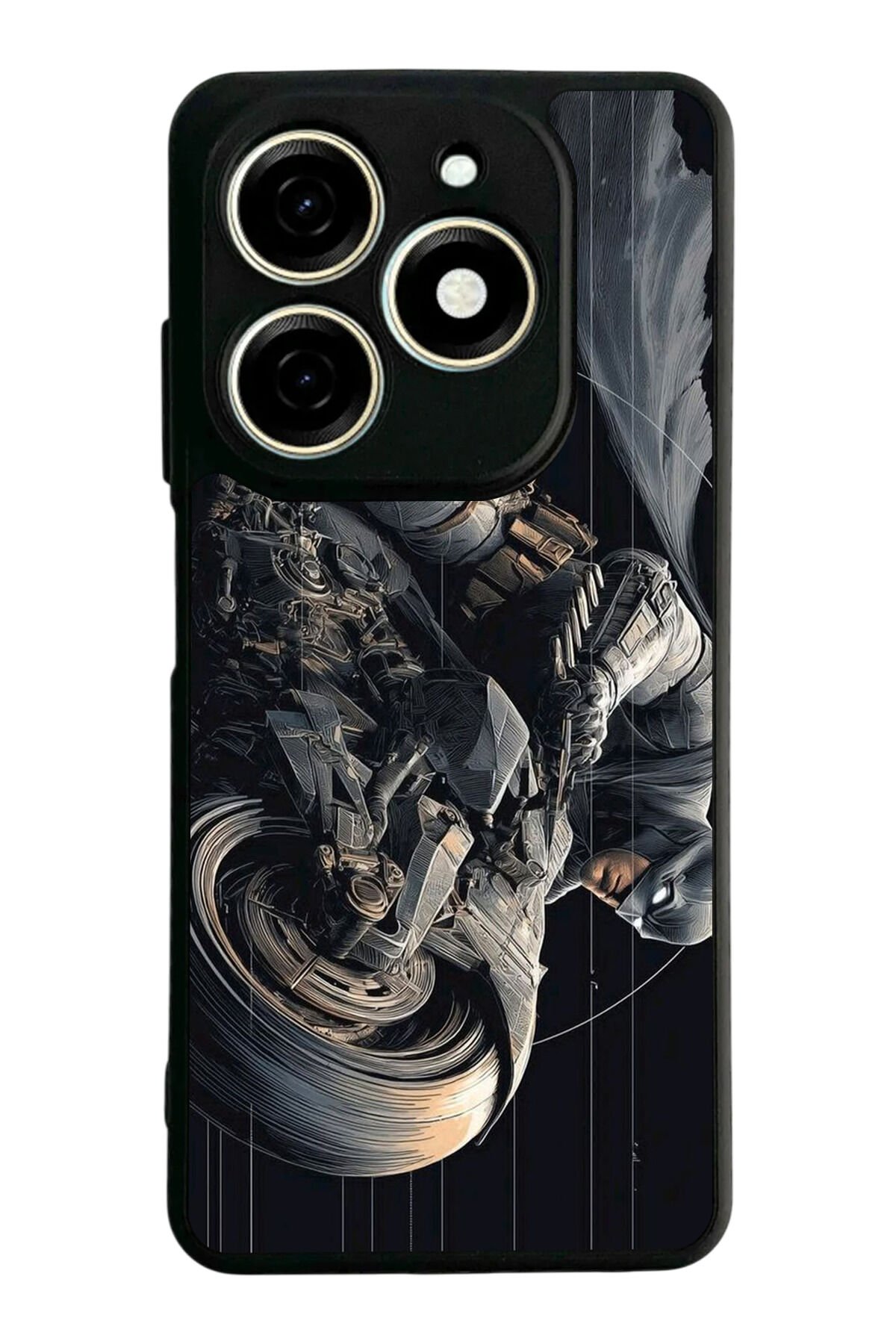 Infınıx Smart 8 Pro Uyumlu Batman Tasarımlı Glossy Premium Kılıf