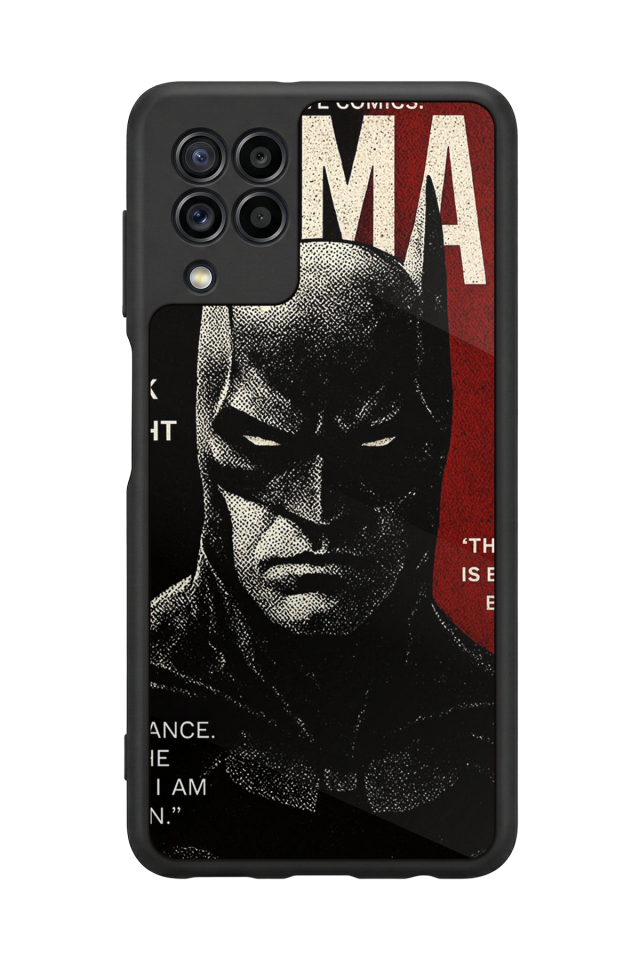 Samsung Galaxy M32 Uyumlu Batman Tasarımlı Glossy Premium Kılıf