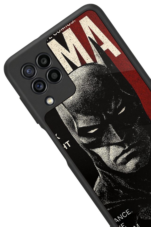 Samsung Galaxy M32 Uyumlu Batman Tasarımlı Glossy Premium Kılıf