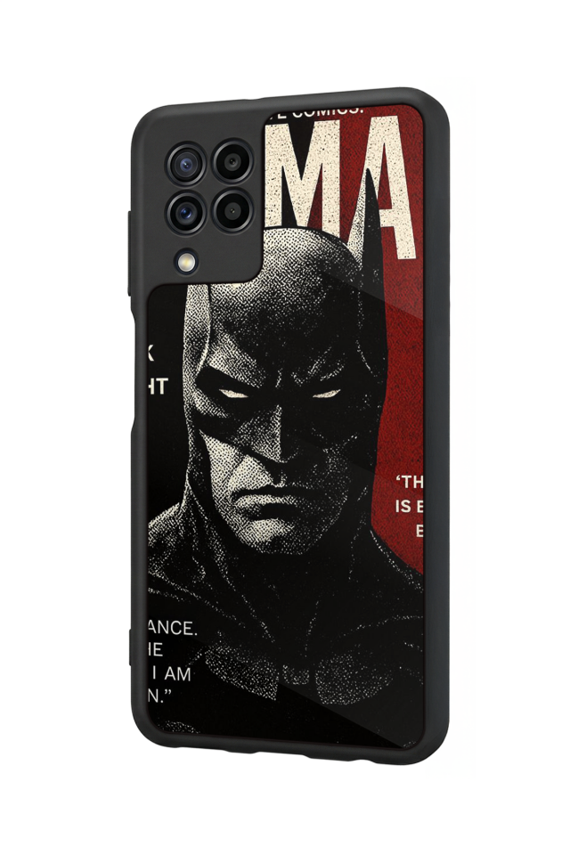 Samsung Galaxy M32 Uyumlu Batman Tasarımlı Glossy Premium Kılıf
