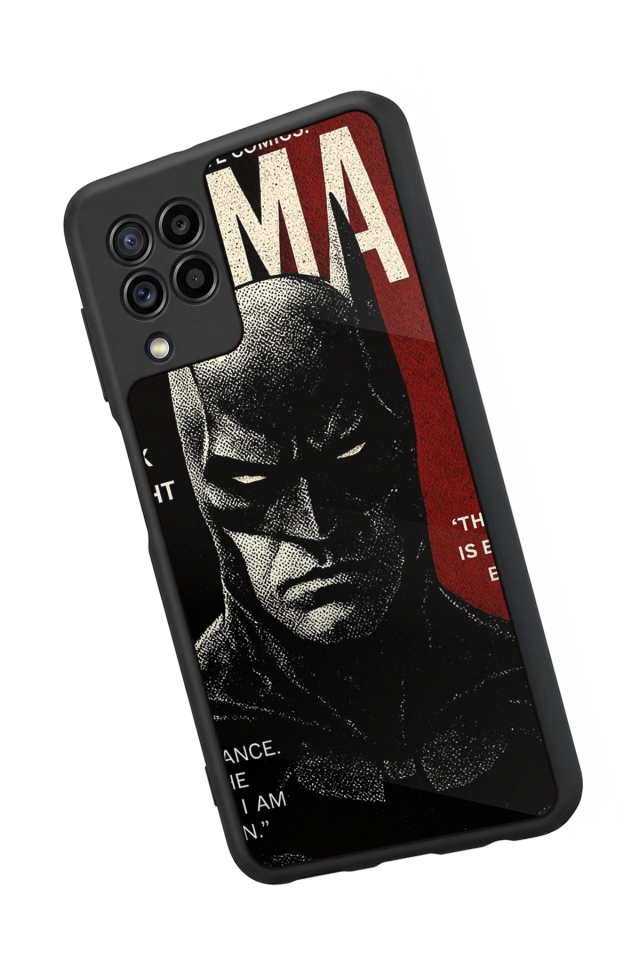 Samsung Galaxy M32 Uyumlu Batman Tasarımlı Glossy Premium Kılıf
