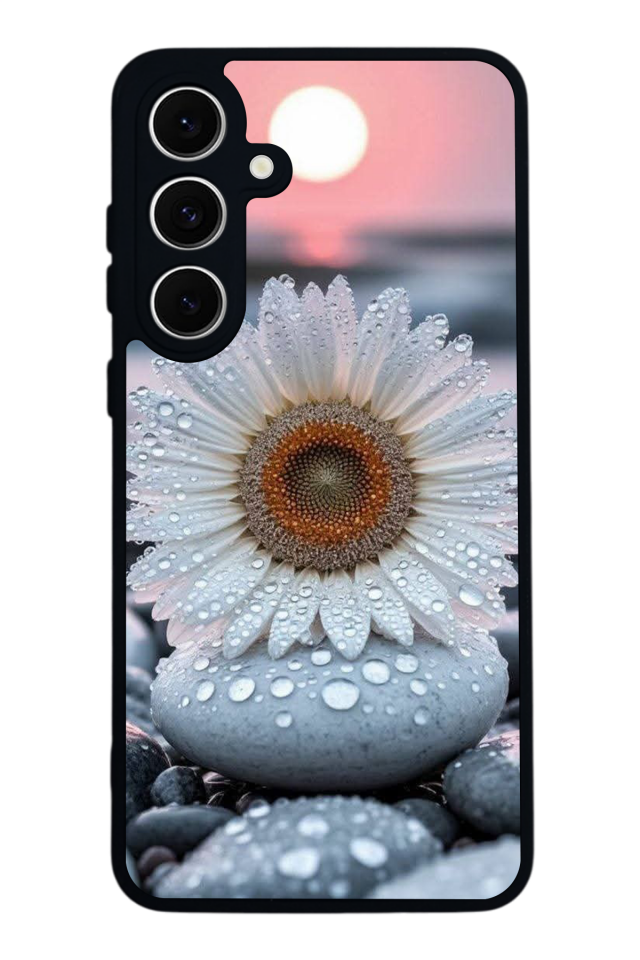 Samsung Galaxy A16 Uyumlu Cicek Tasarımlı Glossy Premium Kılıf