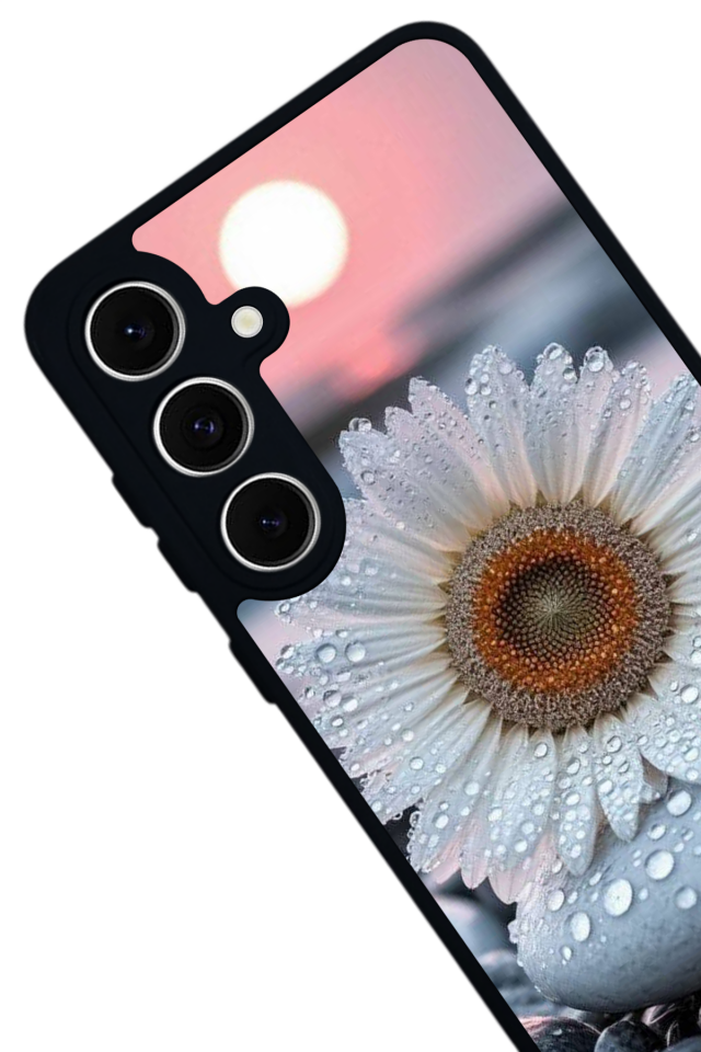Samsung Galaxy A16 Uyumlu Cicek Tasarımlı Glossy Premium Kılıf