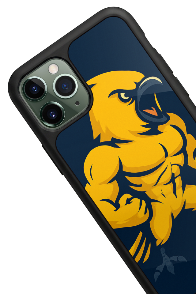 iPhone 11 Pro Max Uyumlu Fenerbahce Tasarımlı Glossy Premium Kılıf