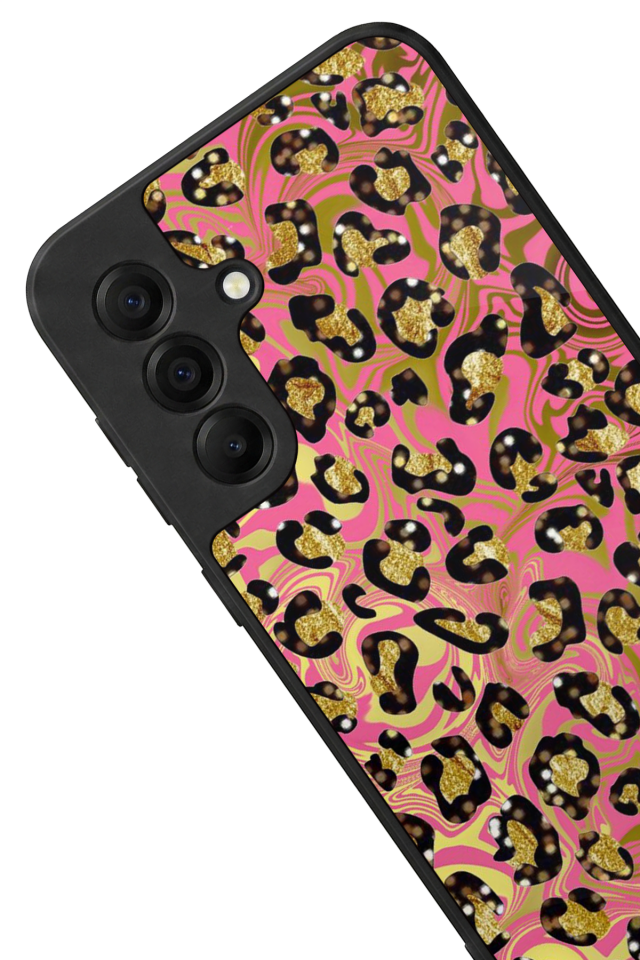 Samsung Galaxy A17 Uyumlu Hologram Leopar Tasarımlı Glossy Premium Kılıf