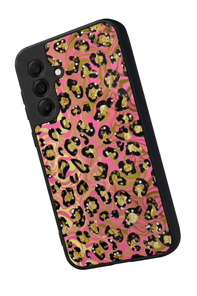 Samsung Galaxy A17 Uyumlu Hologram Leopar Tasarımlı Glossy Premium Kılıf