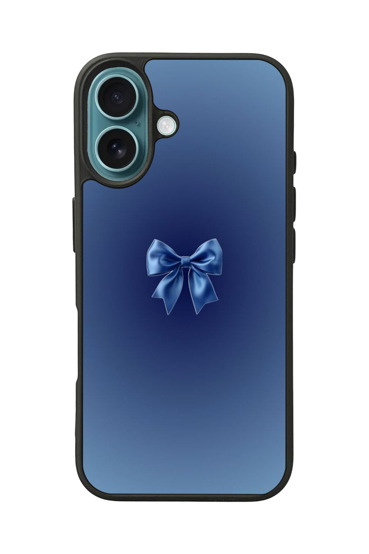 iPhone 16 Uyumlu Kurdele Tasarımlı Glossy Premium Kılıf