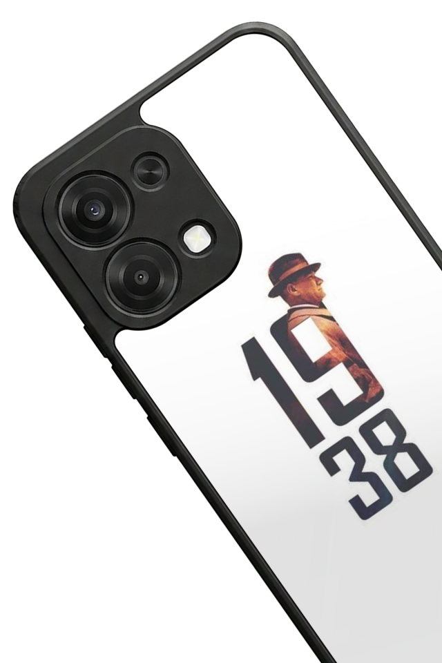Oppo A6 Pro Uyumlu Mustafa Kemal Ataturk Tasarımlı Glossy Premium Kılıf
