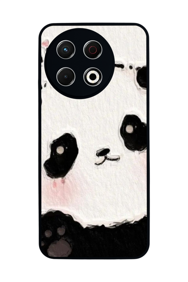Tecno Spark 30 Pro Uyumlu Panda Tasarımlı Glossy Premium Kılıf