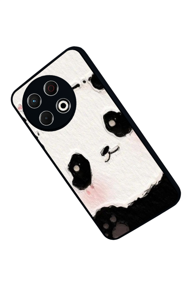 Tecno Spark 30 Pro Uyumlu Panda Tasarımlı Glossy Premium Kılıf