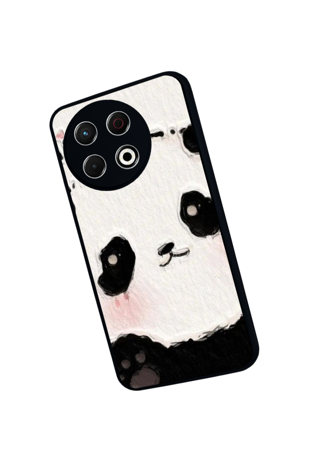 Tecno Spark 30 Pro Uyumlu Panda Tasarımlı Glossy Premium Kılıf