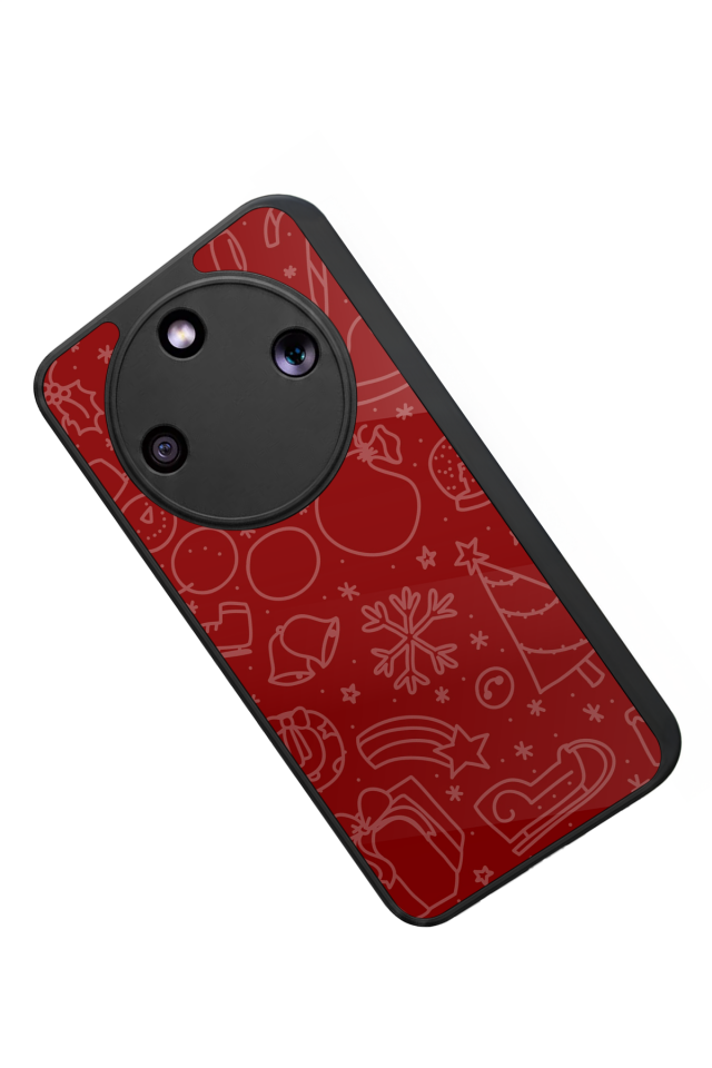 Honor Magic 8 Lite Uyumlu Yilbasi Christmas Tasarımlı Glossy Premium Kılıf