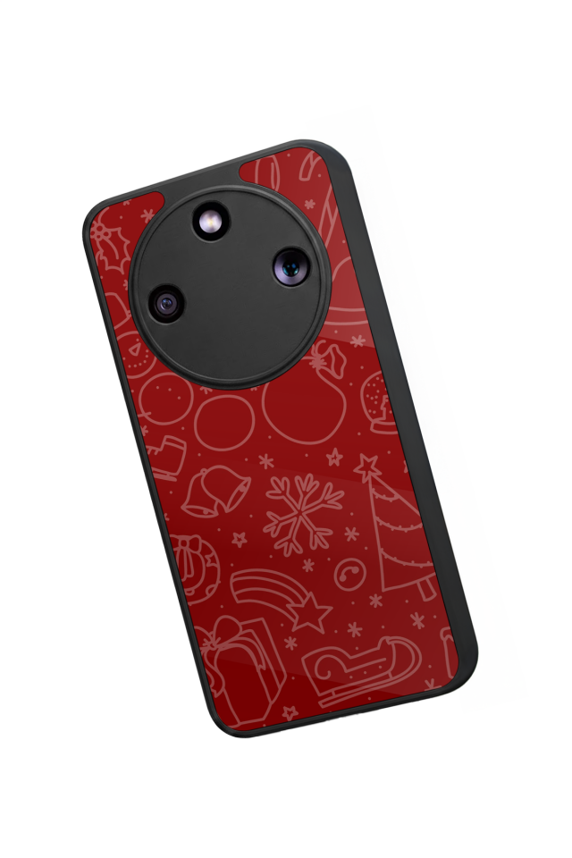 Honor Magic 8 Lite Uyumlu Yilbasi Christmas Tasarımlı Glossy Premium Kılıf