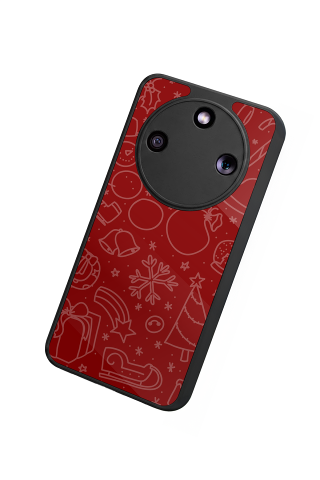 Honor Magic 8 Lite Uyumlu Yilbasi Christmas Tasarımlı Glossy Premium Kılıf
