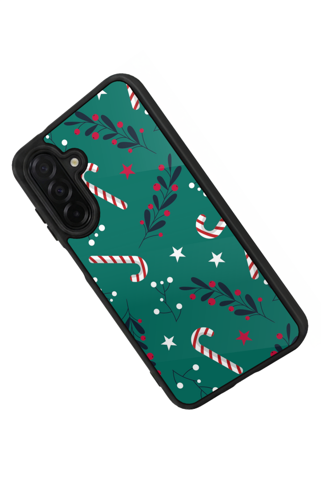 Samsung Galaxy A36 Uyumlu Yilbasi Christmas Tasarımlı Glossy Premium Kılıf