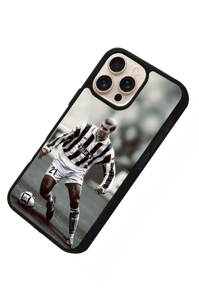 iPhone 14 Pro Uyumlu Zidane Tasarımlı Glossy Premium Kılıf