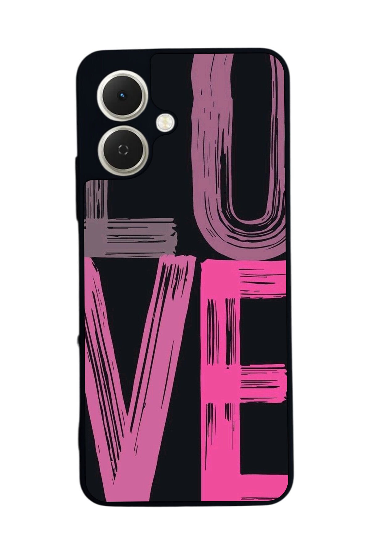 Tecno Spark GO 2 Uyumlu Love Tasarımlı Glossy Premium Kılıf