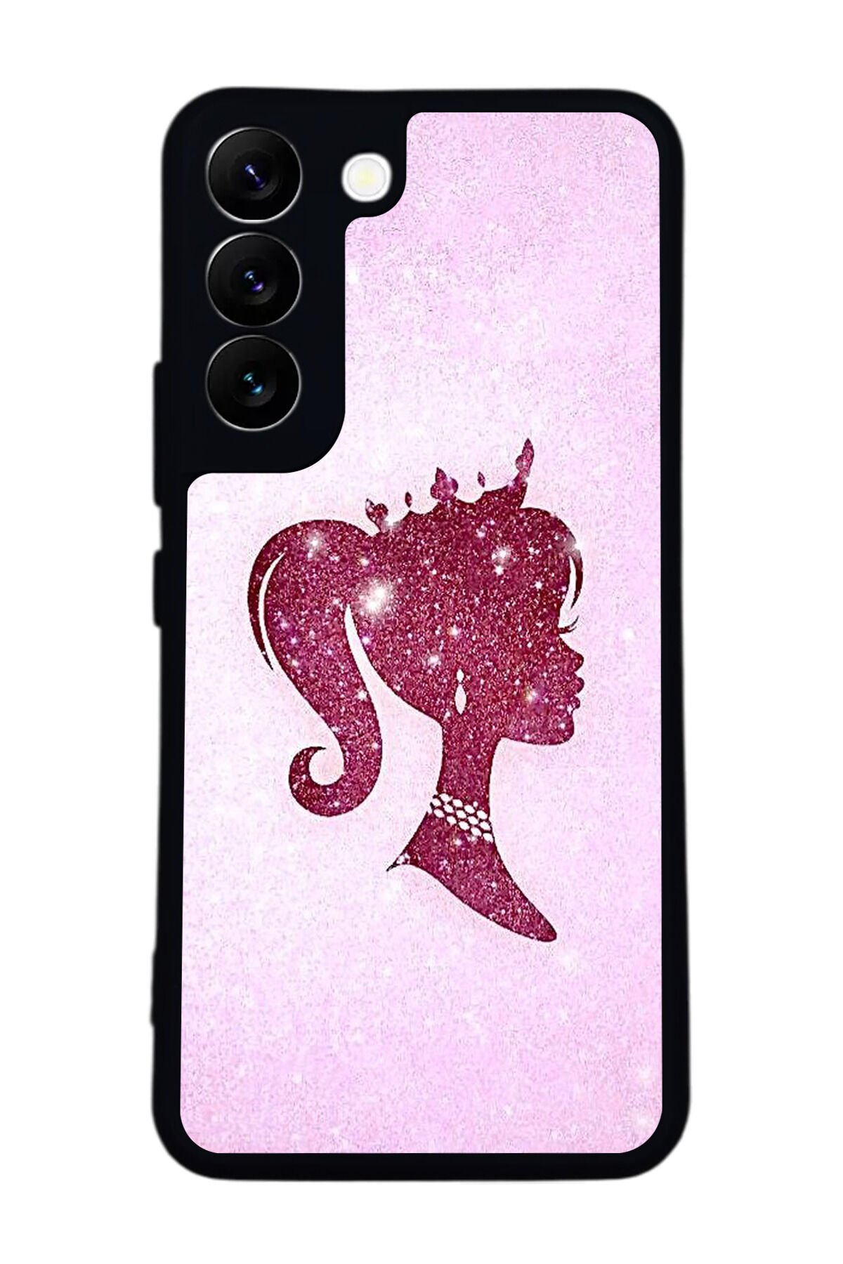 Samsung Galaxy S22 Uyumlu Barbie Tasarımlı Glossy Premium Kılıf