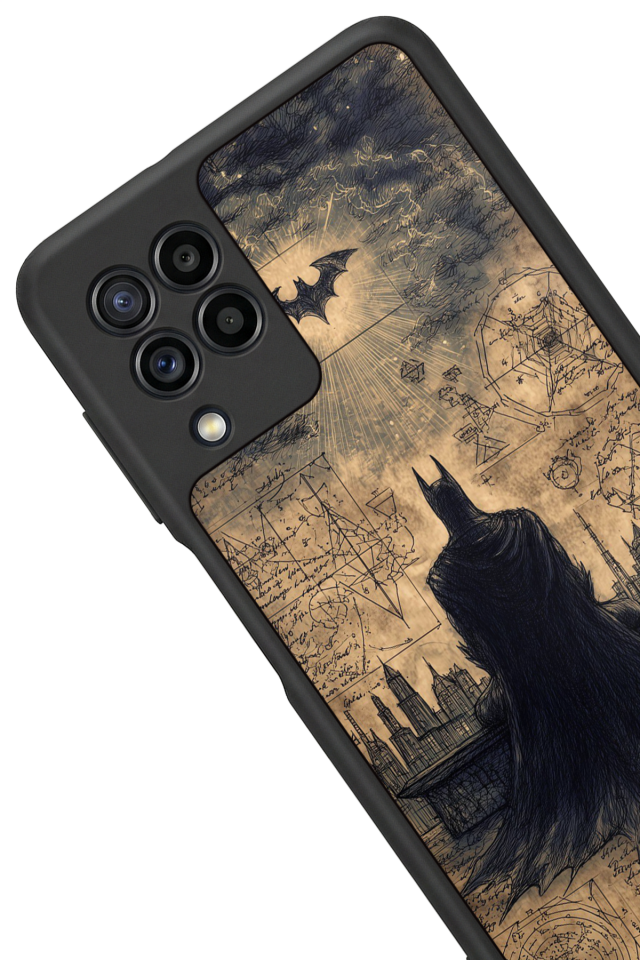 Samsung Galaxy M32 Uyumlu Batman Tasarımlı Glossy Premium Kılıf