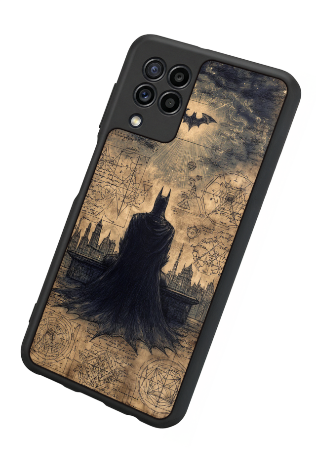 Samsung Galaxy M32 Uyumlu Batman Tasarımlı Glossy Premium Kılıf