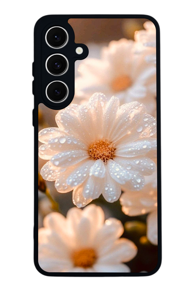 Samsung Galaxy A16 Uyumlu Cicek Tasarımlı Glossy Premium Kılıf