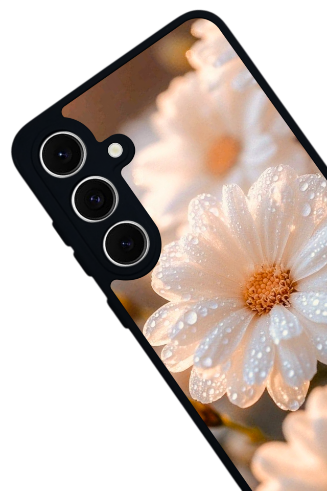 Samsung Galaxy A16 Uyumlu Cicek Tasarımlı Glossy Premium Kılıf