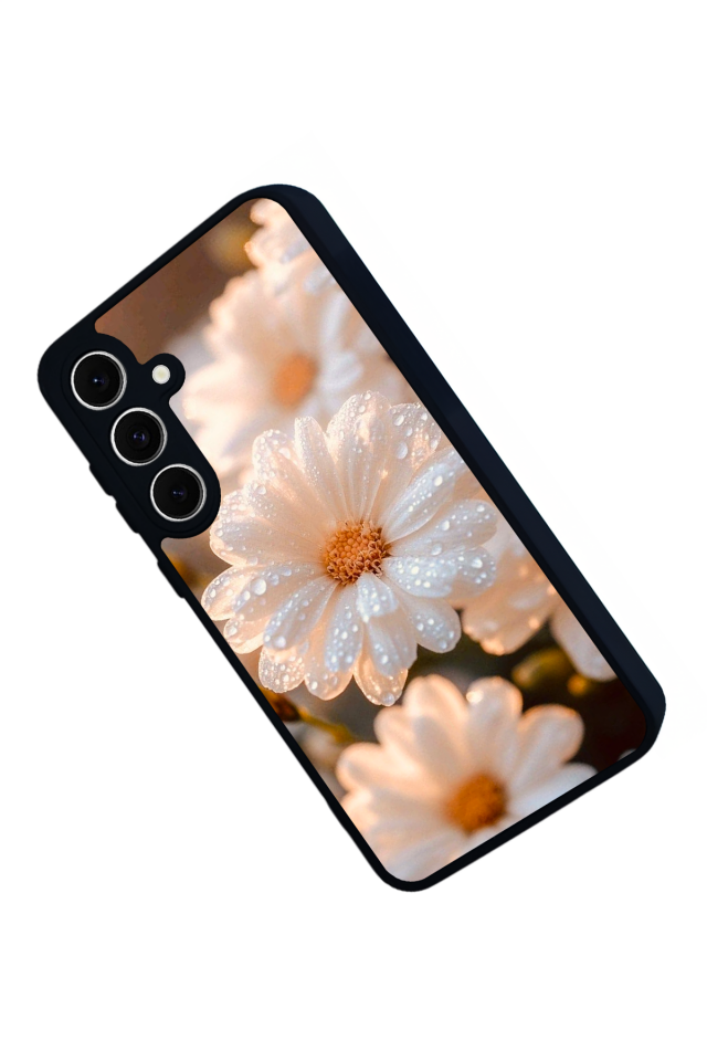 Samsung Galaxy A16 Uyumlu Cicek Tasarımlı Glossy Premium Kılıf