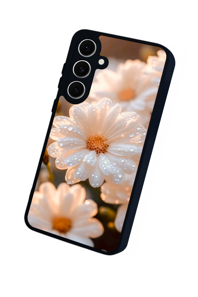 Samsung Galaxy A16 Uyumlu Cicek Tasarımlı Glossy Premium Kılıf