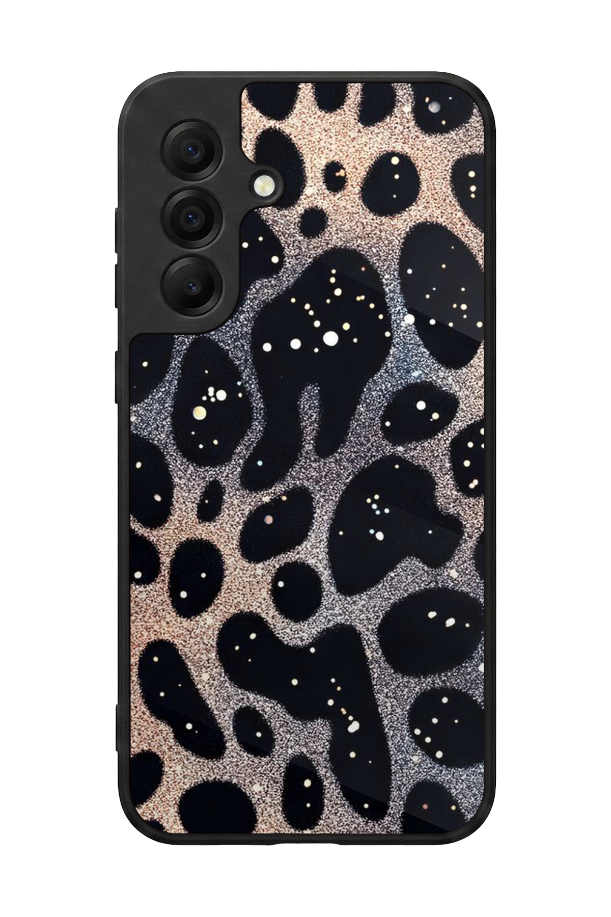 Samsung Galaxy A17 Uyumlu Hologram Leopar Tasarımlı Glossy Premium Kılıf