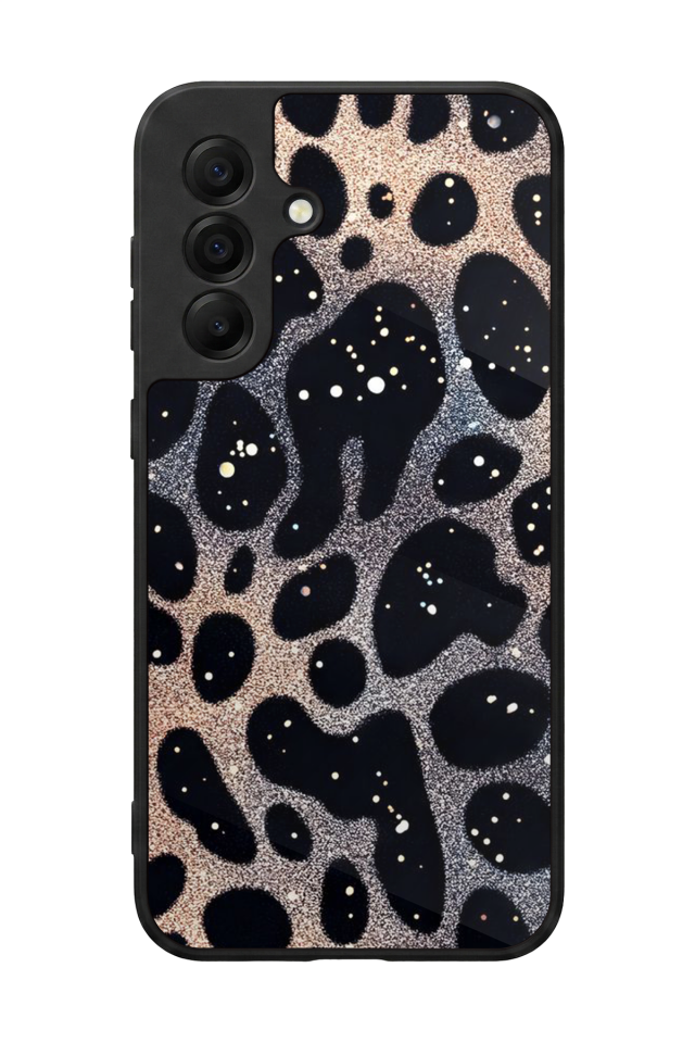 Samsung Galaxy A17 Uyumlu Hologram Leopar Tasarımlı Glossy Premium Kılıf