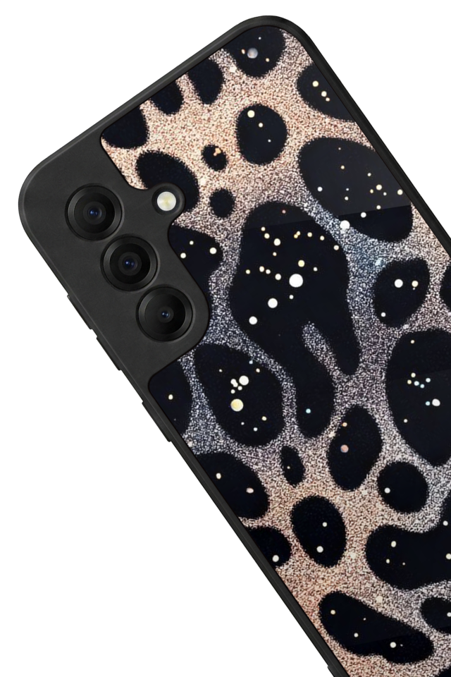 Samsung Galaxy A17 Uyumlu Hologram Leopar Tasarımlı Glossy Premium Kılıf