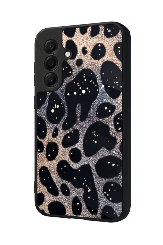 Samsung Galaxy A17 Uyumlu Hologram Leopar Tasarımlı Glossy Premium Kılıf
