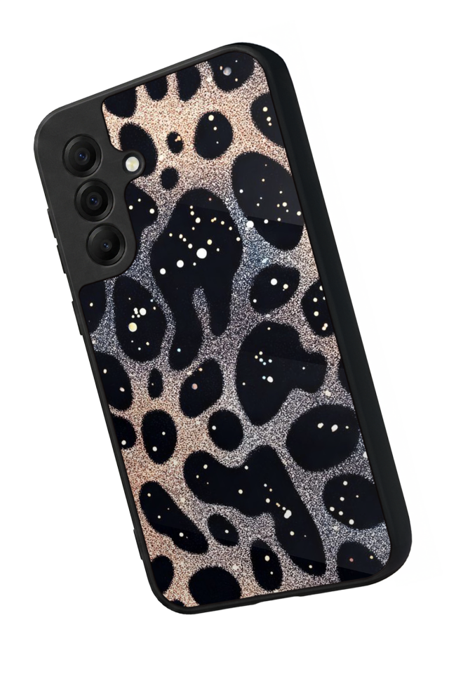 Samsung Galaxy A17 Uyumlu Hologram Leopar Tasarımlı Glossy Premium Kılıf