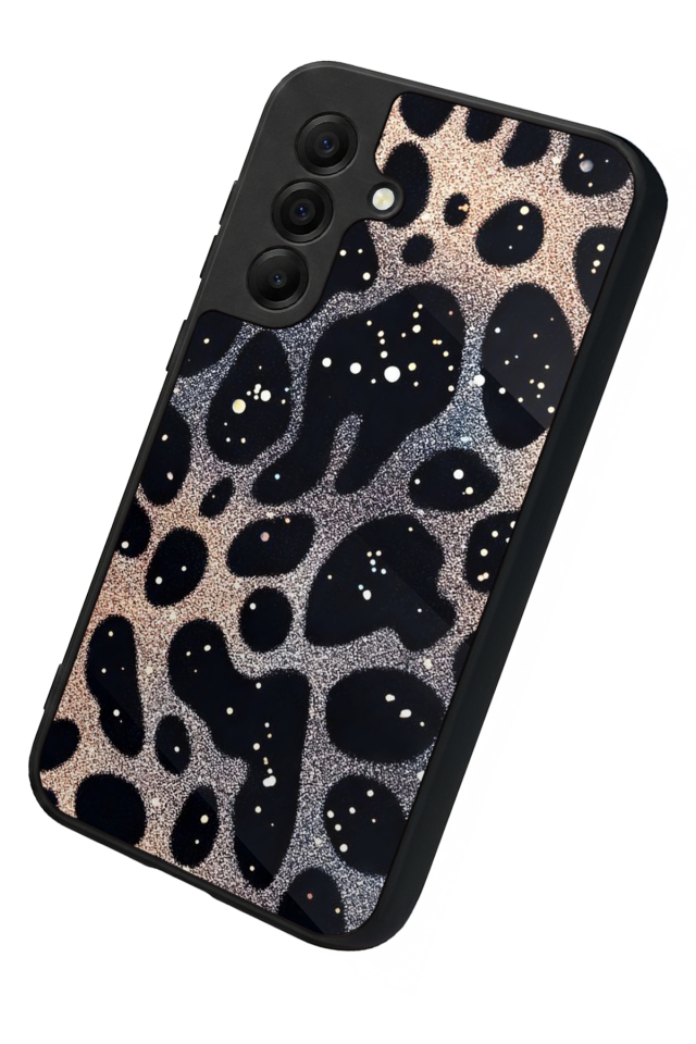 Samsung Galaxy A17 Uyumlu Hologram Leopar Tasarımlı Glossy Premium Kılıf