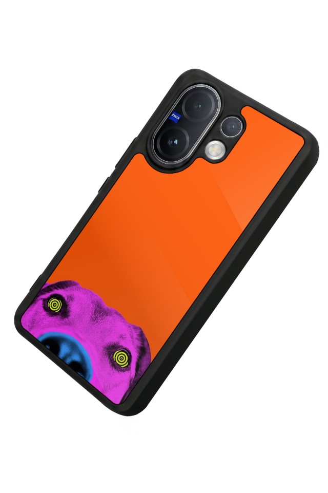 Vivo V60 Uyumlu Kirmizi Tasarımlı Glossy Premium Kılıf
