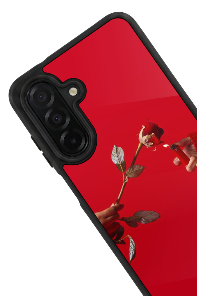 Samsung Galaxy A56 Uyumlu Kirmizi Tasarımlı Glossy Premium Kılıf