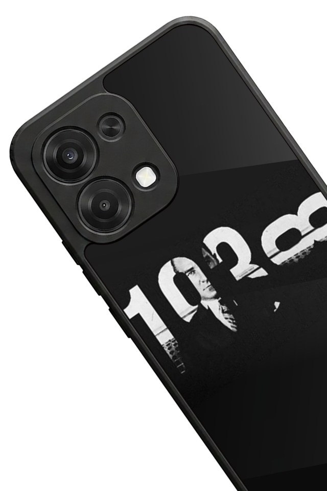 Oppo A6 Pro Uyumlu Mustafa Kemal Ataturk Tasarımlı Glossy Premium Kılıf