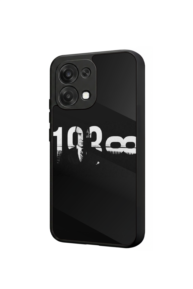 Oppo A6 Pro Uyumlu Mustafa Kemal Ataturk Tasarımlı Glossy Premium Kılıf