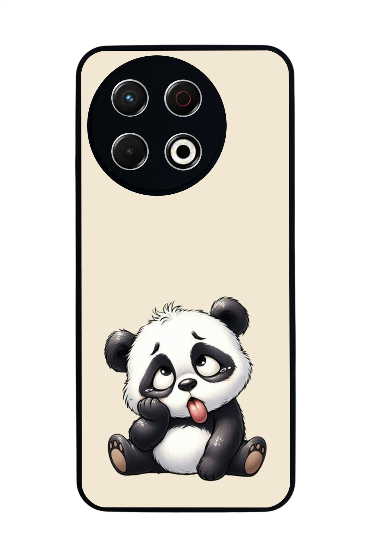 Tecno Spark 30 Pro Uyumlu Panda Tasarımlı Glossy Premium Kılıf