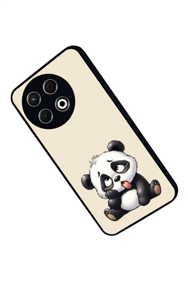 Tecno Spark 30 Pro Uyumlu Panda Tasarımlı Glossy Premium Kılıf