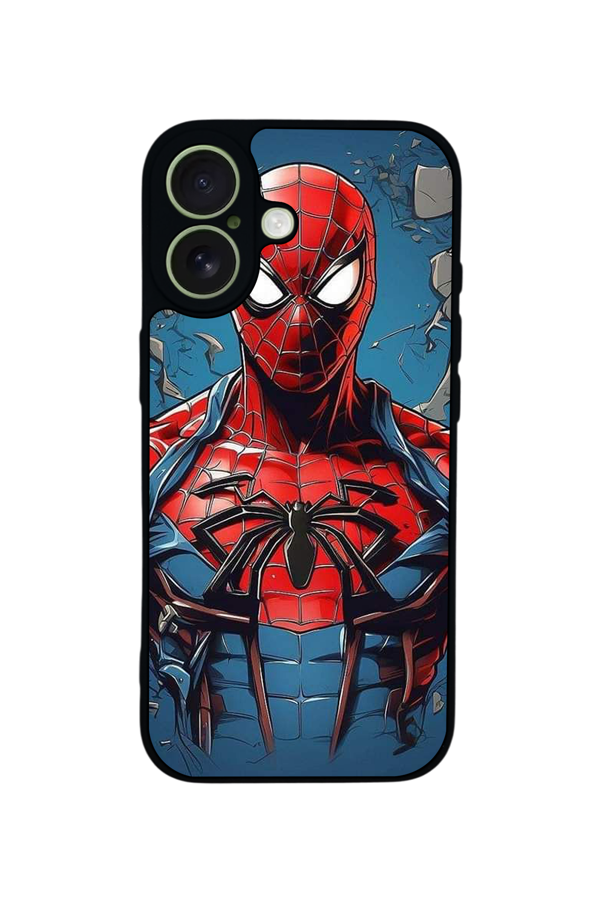 iPhone 17 Uyumlu Spider Man ( Örümcek Adam ) Tasarımlı Glossy Premium Kılıf