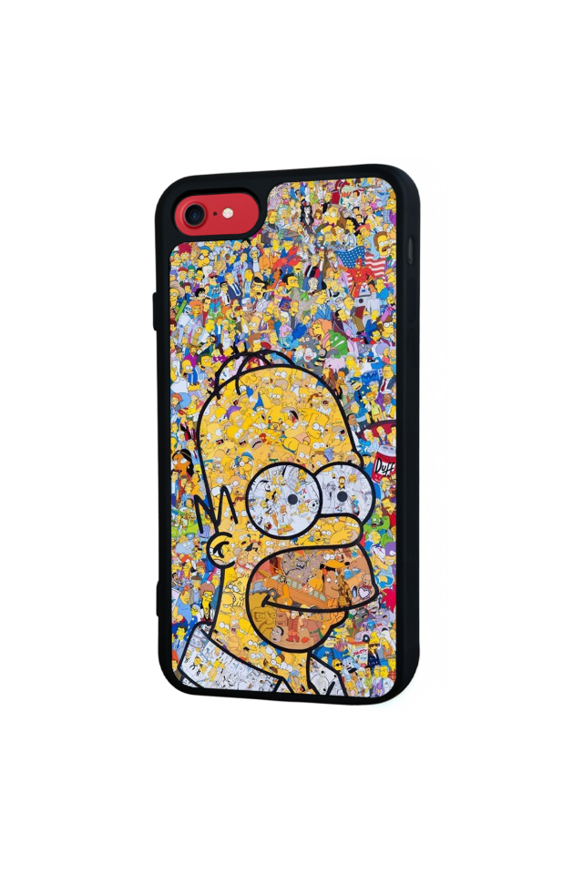 iPhone 7 Uyumlu The Simpsons Tasarımlı Glossy Premium Kılıf