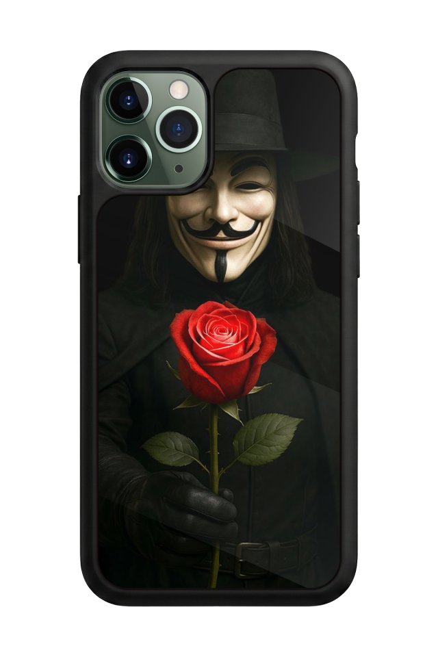 iPhone 11 Pro Max Uyumlu Vendetta Tasarımlı Glossy Premium Kılıf