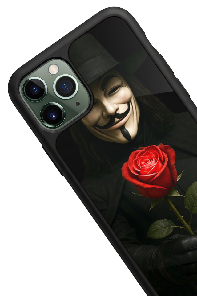 iPhone 11 Pro Max Uyumlu Vendetta Tasarımlı Glossy Premium Kılıf